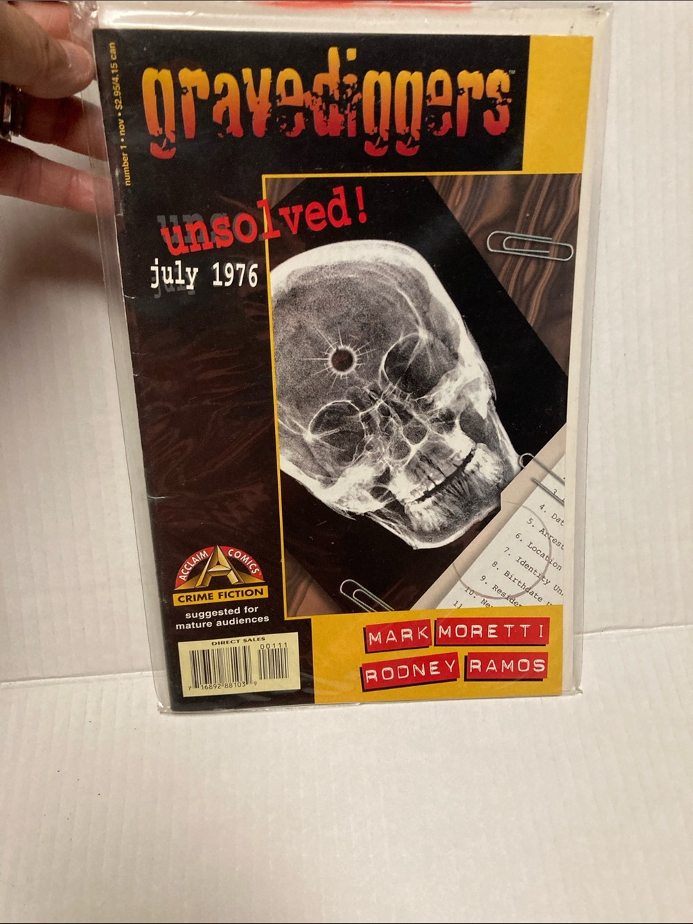 Gravediggers 'Unsolved! July 1976' Comic